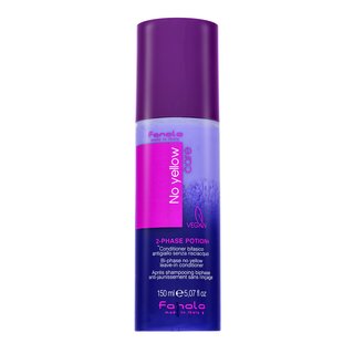 Fanola No Yellow Bi-Phase Conditioner regenerator bez ispiranja za platinasto plavu i sijedu kosu 150 ml