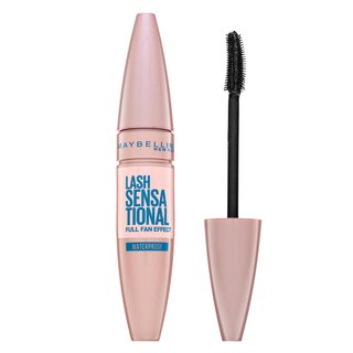 Maybelline Lash Sensational Waterproof Mascara vodootporna maskara za produljenje i uvijanje trepavica Black 9,4 ml