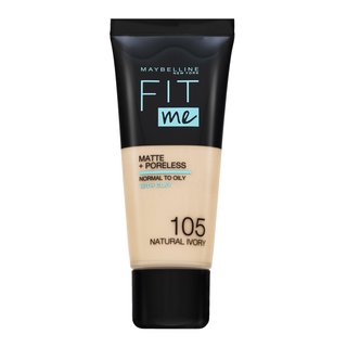 Maybelline Fit Me! Foundation Matte + Poreless tekući make-up s matirajućim učinkom 105 Natural Ivory 30 ml