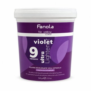 Fanola No Yellow Color Ultra Lightener puder za posvjetljivanje kose Violet 500 g