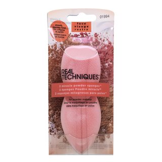 Real Techniques Miracle Complexion Powder Sponge 2 pcs spužvica za nanošenje pudera
