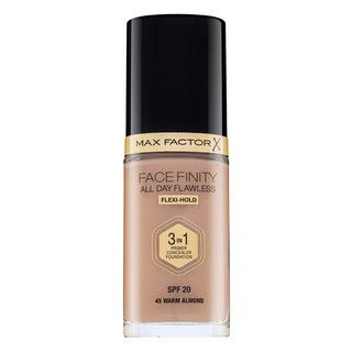 Max Factor Facefinity All Day Flawless Flexi-Hold 3in1 Primer Concealer Foundation SPF20 tekući make-up 3v1 45 30 ml