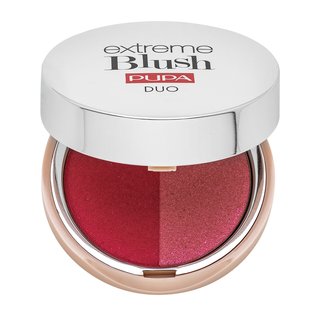 Pupa Extreme Blush DUO puderasto rumenilo 140 Radiant Flamingo - Glow Creamy 4 g