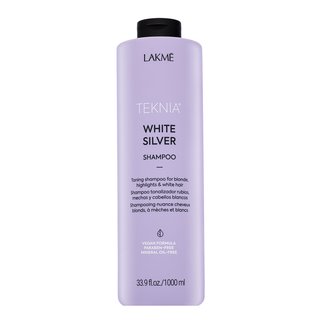 Lakmé Teknia White Silver Shampoo neutralizirajući šampon za platinasto plavu i sijedu kosu 1000 ml