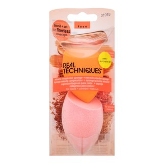 Real Techniques Miracle Complexion Sponge + Miracle Powder Sponge 2pcs spužvica za nanošenje šminke