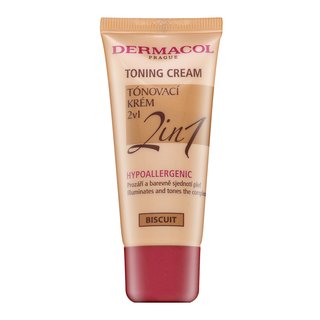 Dermacol Toning Cream 2in1 tónujúce a hydratačné emulzie za ujednačavanje boje i tona kože Biscuit 30 ml