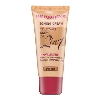 Dermacol Toning Cream 2in1 tónujúce a hydratačné emulzie za ujednačavanje boje i tona kože Desert 30 ml