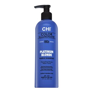 CHI Color Illuminate Platinum Blonde Purple Shampoo posvjetljujući šampon za platinasto plavu i sijedu kosu 355 ml
