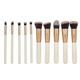 MIMO Makeup Brush Set set kistova Kabuki White 10 Pcs