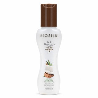 BioSilk Silk Therapy Organic Coconut Oil Leave-In Treatment njega kose bez ispiranja za mekoću i sjaj kose 67 ml