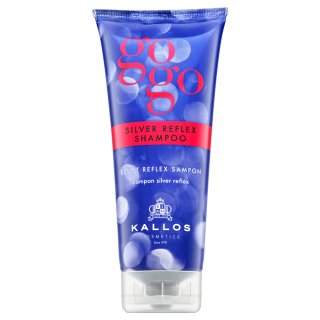 Kallos GoGo Silver Reflex Shampoo šampon za toniranje kose za platinasto plavu i sijedu kosu 200 ml