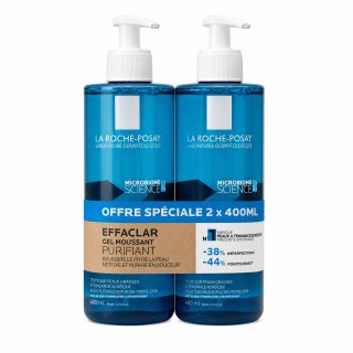 La Roche-Posay Effaclar gel za čišćenje Gel Moussant Purifiant 2 x 400 ml