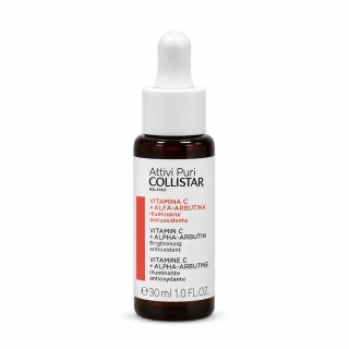 Collistar Attivi Puri posvjetljujući serum s vitaminom C protiv starenja kože lica Vitamin C + Alpha-Arbutine Brightening Antioxidant Serum 30 ml