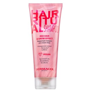 Dermacol Hair Ritual Red Hair & Grow Effect Shampoo posvjetljujući šampon za oživljavanje crvenih nijansi 250 ml