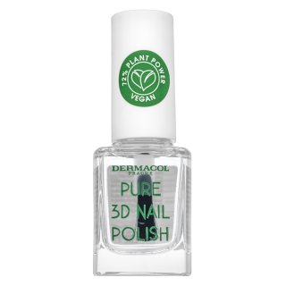 Dermacol Pure 3D Nail Polish lak za nokte 01 Crystal Clear 11 ml