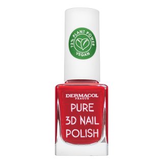 Dermacol Pure 3D Nail Polish lak za nokte 04 Poppy Red 11 ml
