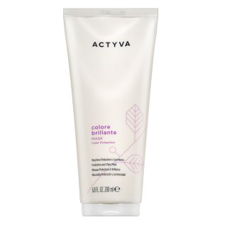 Kemon Actyva Colore Brillante Protection and Shine Mask učvršćujuća maska za sjaj i zaštitu obojene kose 200 ml