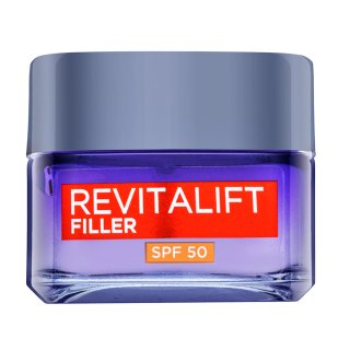 L´Oréal Paris Revitalift Filler punilačka dnevna krema Hyaluronic Acid Anti-Wrinkle Cream SPF 50 50 ml