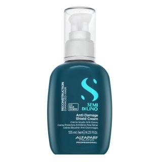 Alfaparf Milano Semi Di Lino Reconstruction Anti-Damage Shield Cream učvršćujuća njega za kosu za oslabljenu i oštećenu kosu 125 ml