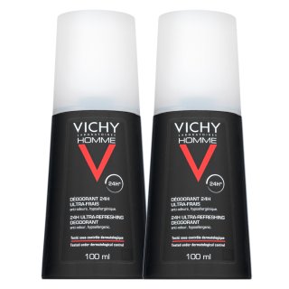 Vichy Homme dezodorans 24H Ultra-Refreshing Deodorant 2 x 100 ml