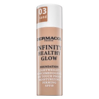 Dermacol Infinity Healthy Glow Foundation make-up za sjaj lica 03 Sand 20 g