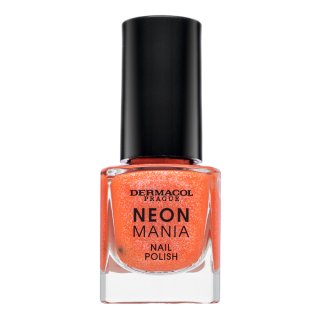 Dermacol Neon Mania Nail Polish lak za nokte 2 Orange Glow 5 ml