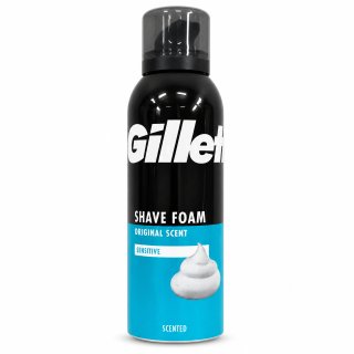 Gillette Sensitive pjena za brijanje Shave Foam 200 ml