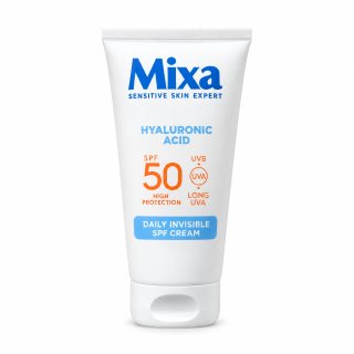 Mixa zaštitna krema Hyaluronic Acid Daily Invisible SPF Cream SPF50 50 ml