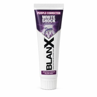 BlanX White Shock Purple Corrector pasta za izbjeljivanje zuba Toothpaste 75 ml