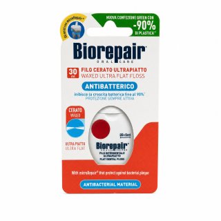 Biorepair Waxed Ultra Flat Floss voštani zubni konac 30 m
