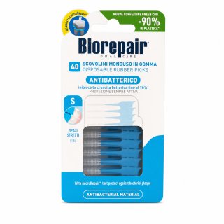 Biorepair Disposable Rubber Picks interdentalne čačkalice 40 pcs S
