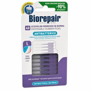 Biorepair Disposable Rubber Picks interdentalne čačkalice 40 pcs L