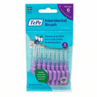 TePe Interdental Brush interdentalne četkice 8 pcs 1,1 mm