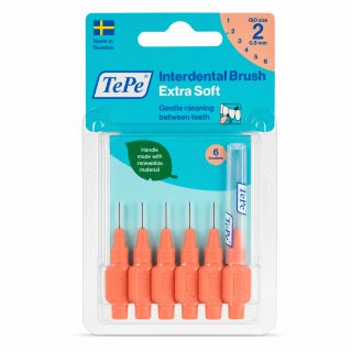 TePe Interdental Brush interdentalne četkice Extra Soft 6 pcs 0,5 mm