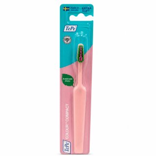 TePe Colour Compact četkica za zube Extra Soft Toothbrush Light Pink