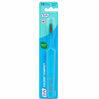 TePe Colour Compact četkica za zube Extra Soft Toothbrush Turquoise