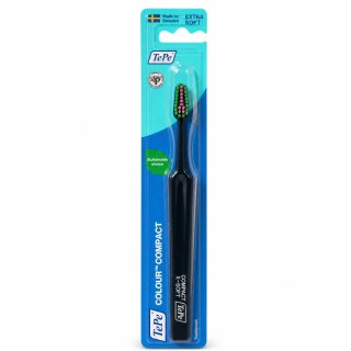 TePe Colour Compact četkica za zube Extra Soft Toothbrush Dark Blue