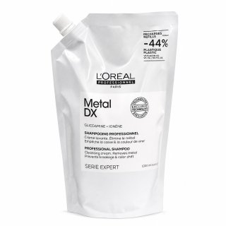 L´Oréal Professionnel Série Expert Metal DX Professional Shampoo učvršćujući šampon pre farbené, chemicky ošetrené a zosvetlené vlasy Refill 1000 ml