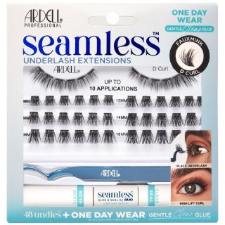 Ardell Seamless Underlash Extensions Kit set za ekstenzije trepavica Fauxmink D Curl