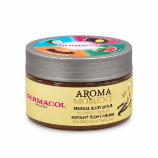 Dermacol Aroma Moment piling za tijelo Body Scrub Vanilla Bourbon 200 g