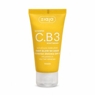 Ziaja Vitamin C.B3 Niacinamide dnevna krema Glow Day Cream SPF 15 50 ml