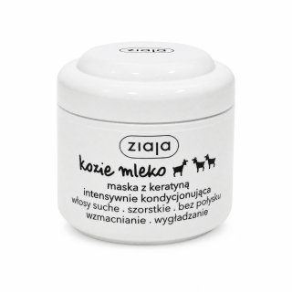 Ziaja Goat's Milk Strengthening Hair Mask with Keratin učvršćujuća maska s keratinom 200 ml