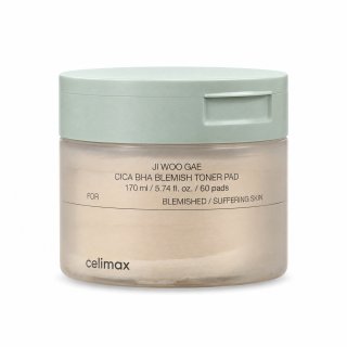 Celimax Ji Woo Gae Tonik jastučići Cica BHA Blemish Toner Pad 60 Pads 170 ml