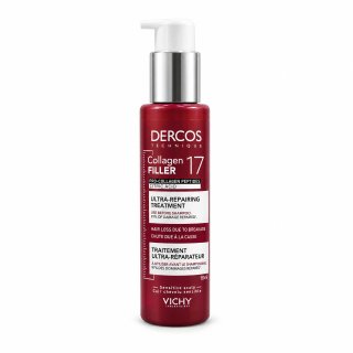 Vichy Dercos Collagen Filler 17 Ultra-Repairing Treatment njega prije šamponiranja pre posilnenie vlasového vlákna 150 ml