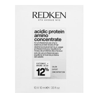 Redken Acidic Protein Amino Concentrate koncentrirana obnavljajuća njega za vrlo suhu i oštećenu kosu 10 x 10 ml