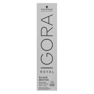Schwarzkopf Professional Igora Royal SilverWhite Permanent White Refining Color Creme profesionalna trajna boja za kosu za platinasto plavu i sijedu k