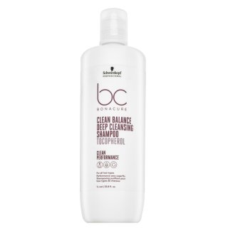 Schwarzkopf Professional BC Bonacure Clean Balance Deep Cleansing Shampoo Tocopherol šampon za dubinsko čišćenje za sve tipove kose 1000 ml