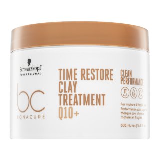 Schwarzkopf Professional BC Bonacure Time Restore Clay Treatment Q10+ učvršćujuća maska za zrelu kosu 500 ml