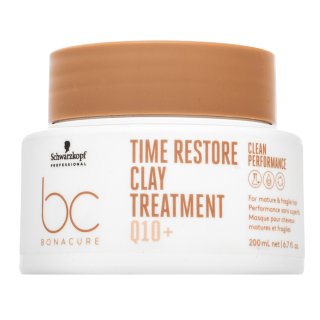 Schwarzkopf Professional BC Bonacure Time Restore Clay Treatment Q10+ hranjiva maska za zrelu kosu 200 ml