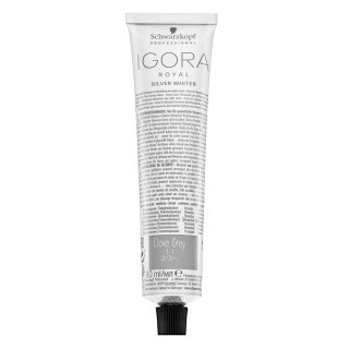 Schwarzkopf Professional Igora Royal SilverWhite Permanent White Refining Color Creme profesionalna trajna boja za kosu za platinasto plavu i sijedu k